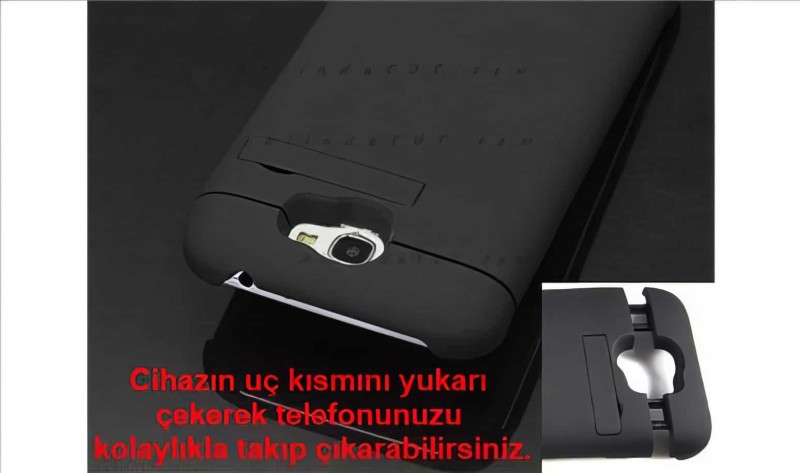 Samsung N7100 Galaxy Note 2 Uyumlu Bataryalı Kılıf - 5