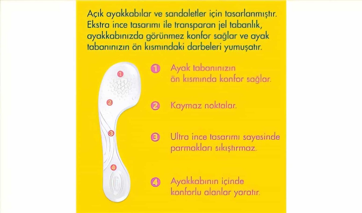 Scholl Gel Activ Açık Ayakkabı Tabanlığı - 2