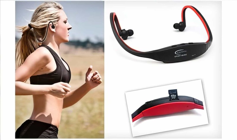Sd Kart Girişli Kablosuz Mp3 Çalar Kulaklık - 1