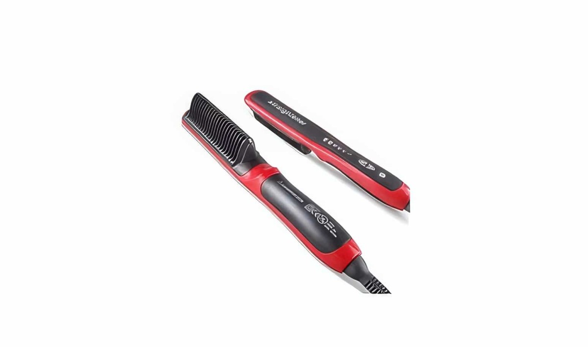 Seramik Saç Düzleştirici Hair Straightener Mx-602 - Isıtmalı Tarak -  Isıtmalı Saç Tarağı - 3