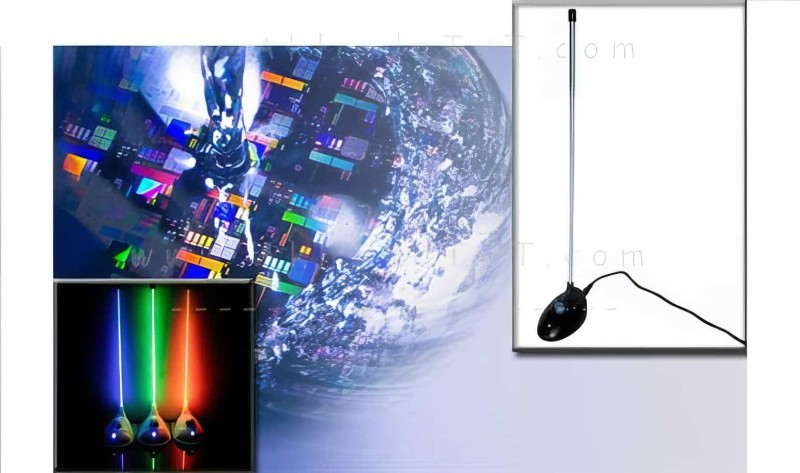 Ses İle Hareket Eden Neon Plazma Çubuk Işık Dj Lamba - 5