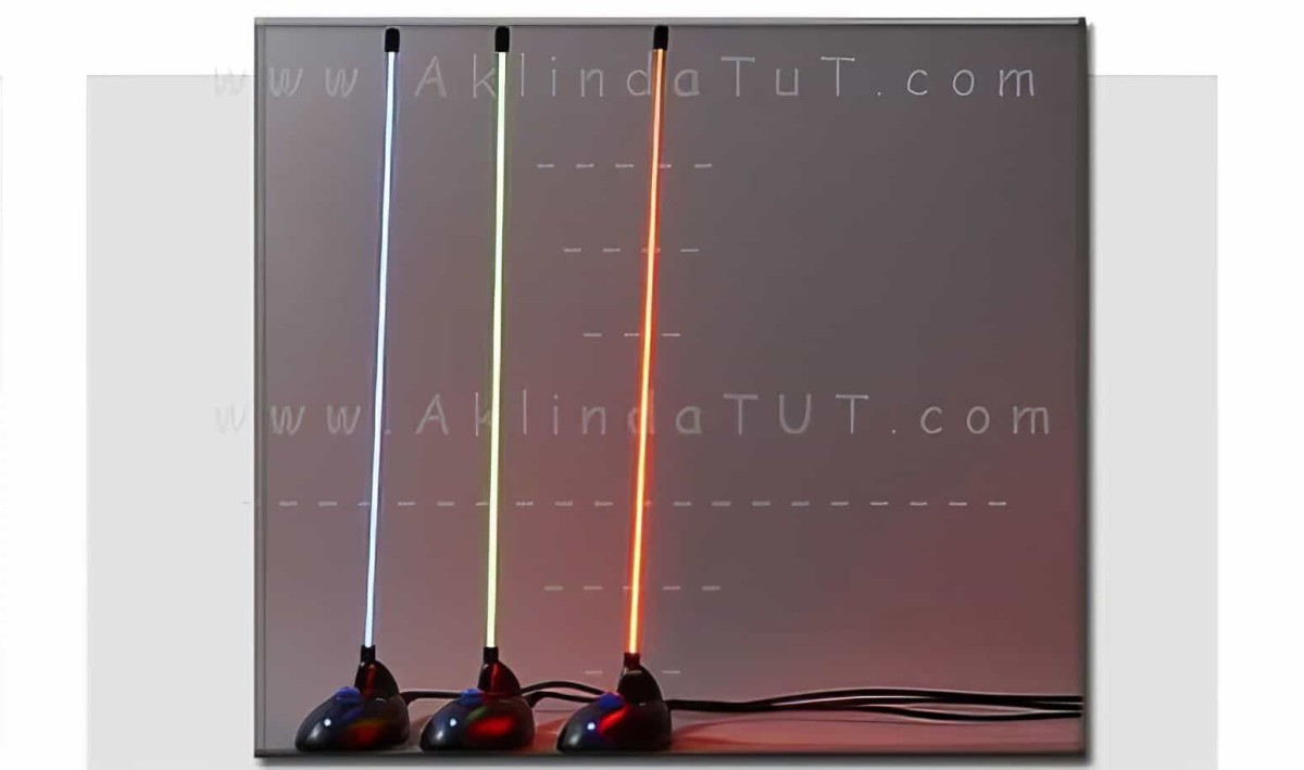Ses İle Hareket Eden Neon Plazma Çubuk Işık Dj Lamba - 6