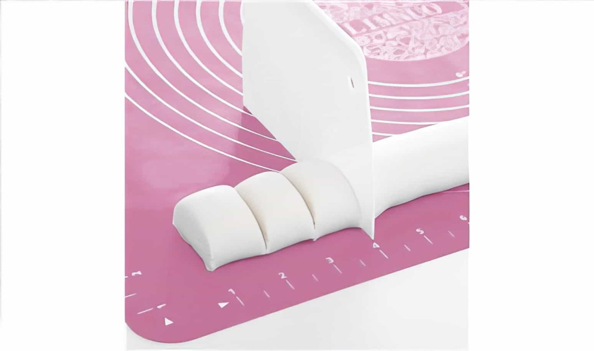 Silpat Silikon Ölçülü Hamur Açma Matı  Hamur Açma Örtüsü Büyük Boy 50x40 - 3