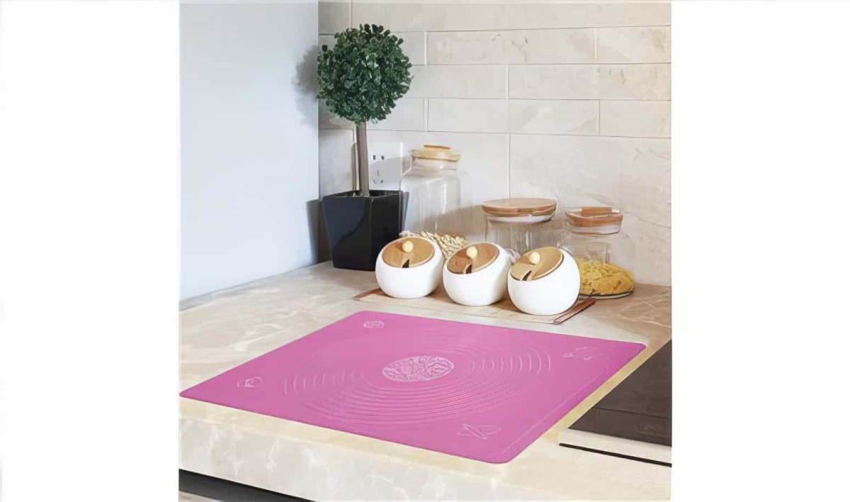 Silpat Silikon Ölçülü Hamur Açma Matı  Hamur Açma Örtüsü Büyük Boy 50x40 - 5