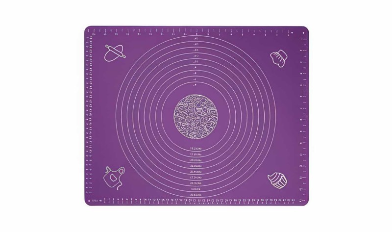 Silpat Silikon Ölçülü Hamur Açma Matı  Hamur Açma Örtüsü Büyük Boy 50x40 - 6