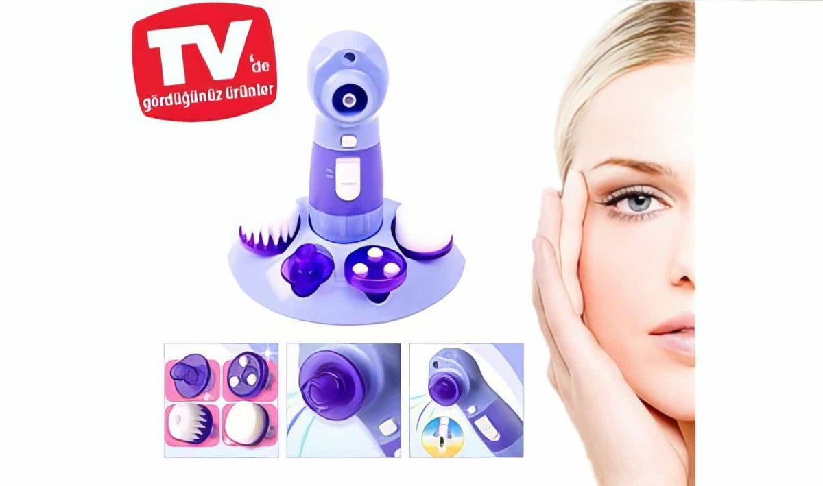 Sivilce Ve Sıyah Nokta Temizleyici + Yüz Masaj Peeling Aleti Power Perfect Pore - 6