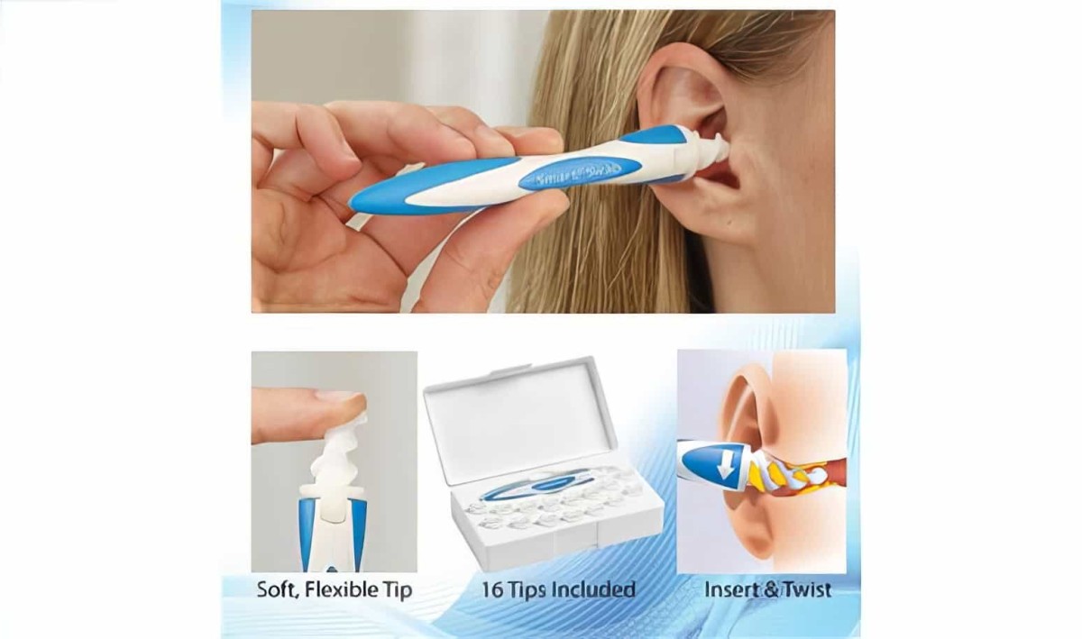 Smart Swab Kulak Temizleme Seti Kulak Temizleyici + 16 Adet Yedek Başlıklar - 1