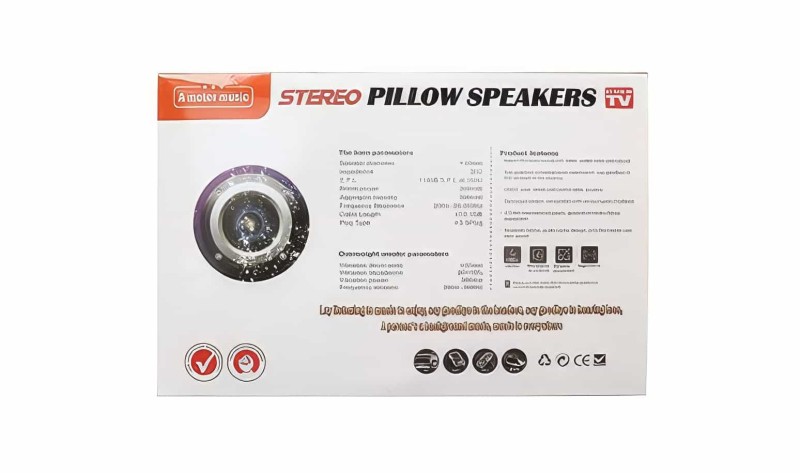 Stereo Yastık Altı Hoparlör Sistemi Stereo Pillow Speakers - 6