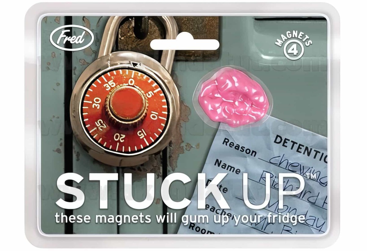 Stuck Up Çiğnenmiş Sakız Görünümlü Magnet - 2