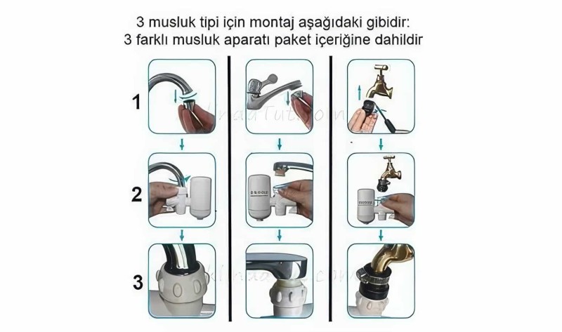 Su Arıtma Filtresi Ve Musluğu (nano Seramik) - 6