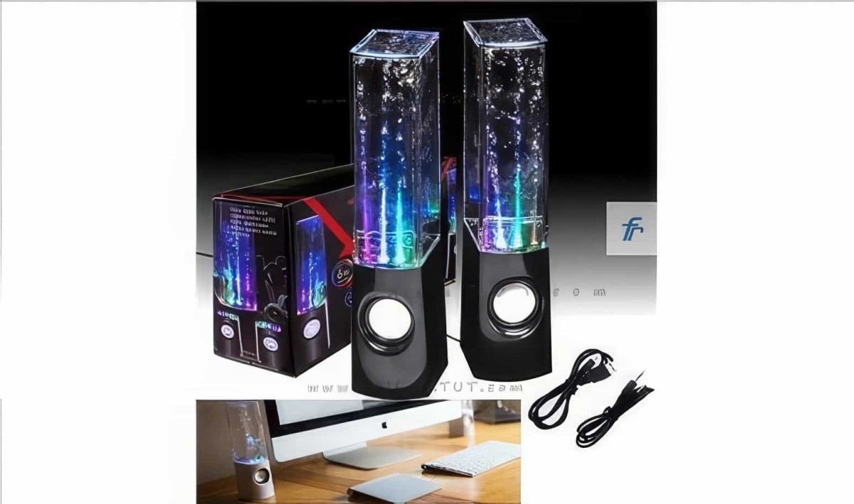 Su Showu Yapan Stereo Masaüstü Hoparlör Sickest Speakers Sulu Hoparlör - 2