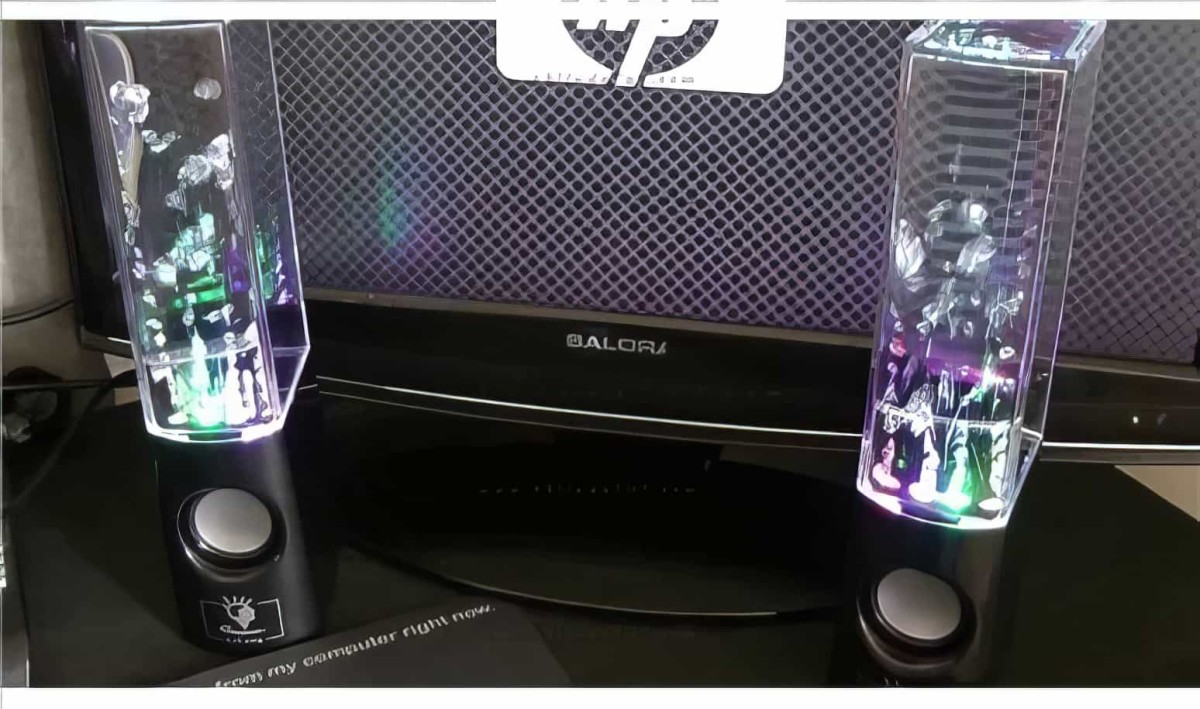 Su Showu Yapan Stereo Masaüstü Hoparlör Sickest Speakers Sulu Hoparlör - 4