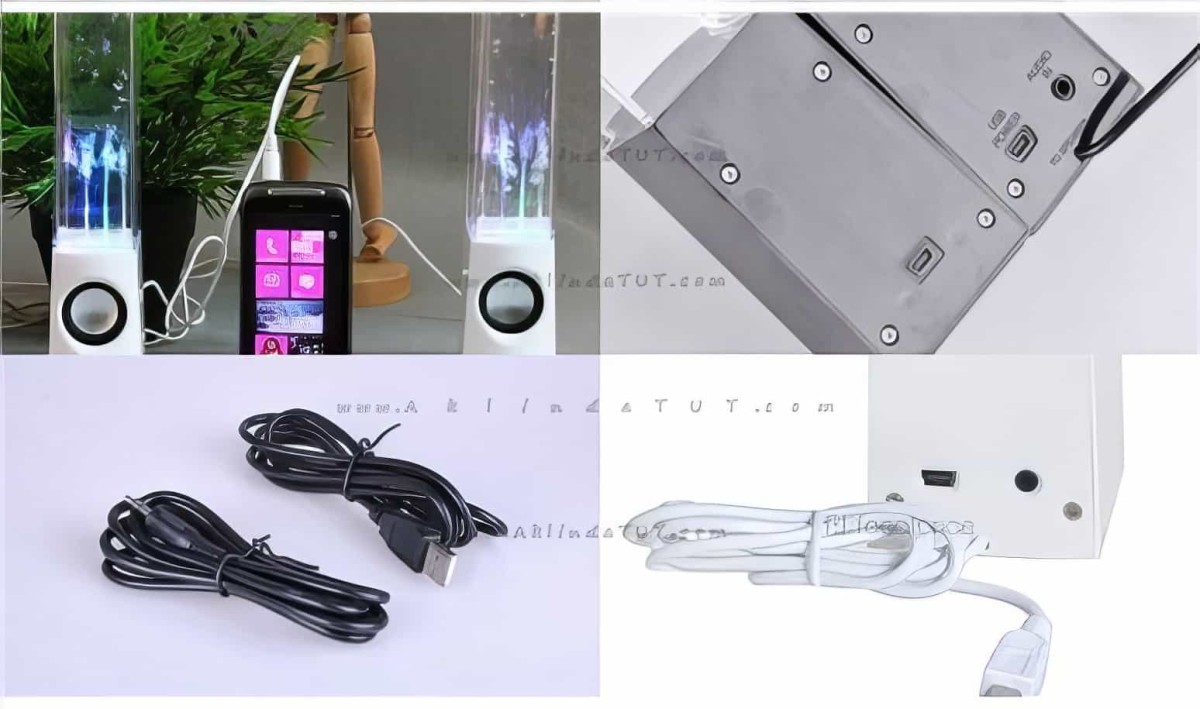Su Showu Yapan Stereo Masaüstü Hoparlör Sickest Speakers Sulu Hoparlör - 6