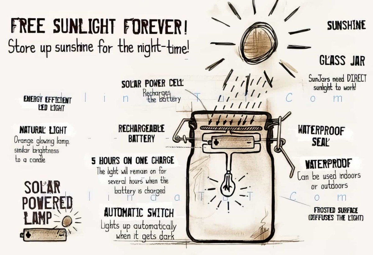 Sun Jar - Güneş Kavanozu - Lamba - 2
