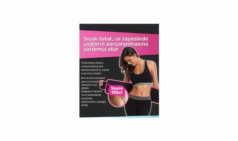 Sweet Sweat Waist Trimmer Termal Sauna Terleme Göbek Korsesi Bel Inceltme Zayıflama Yağ Yakma Spor Kemeri - 2