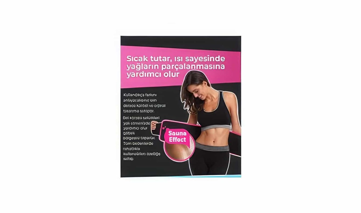 Sweet Sweat Waist Trimmer Termal Sauna Terleme Göbek Korsesi Bel Inceltme Zayıflama Yağ Yakma Spor Kemeri - 2