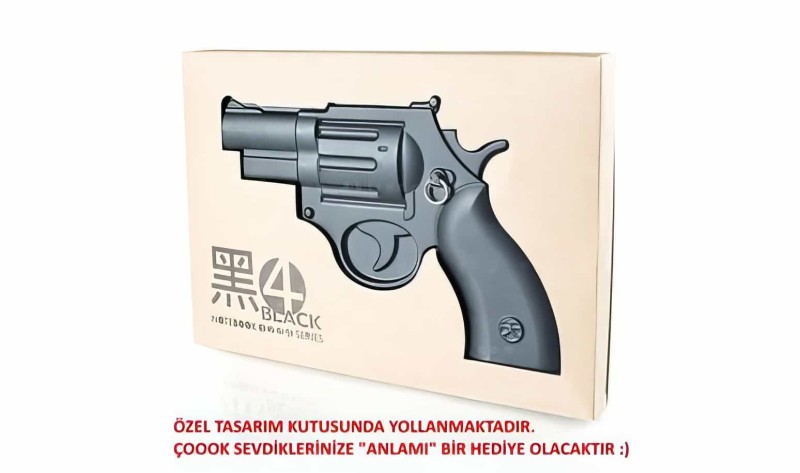 Tabanca Şeklinde Not Defteri - 3