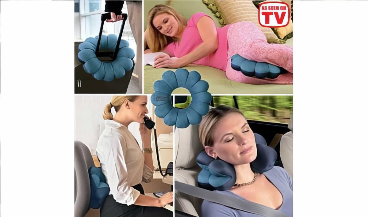 Total Pillow Şekilden Şekle Giren Seyahat Boyun Yastığı - 1