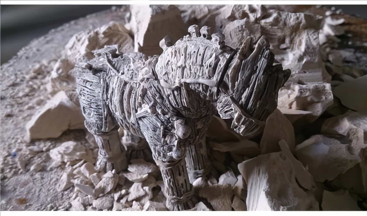 Truva Atı Arkeolojik Kazı Seti - Troy Horse Excavation Kit - 6