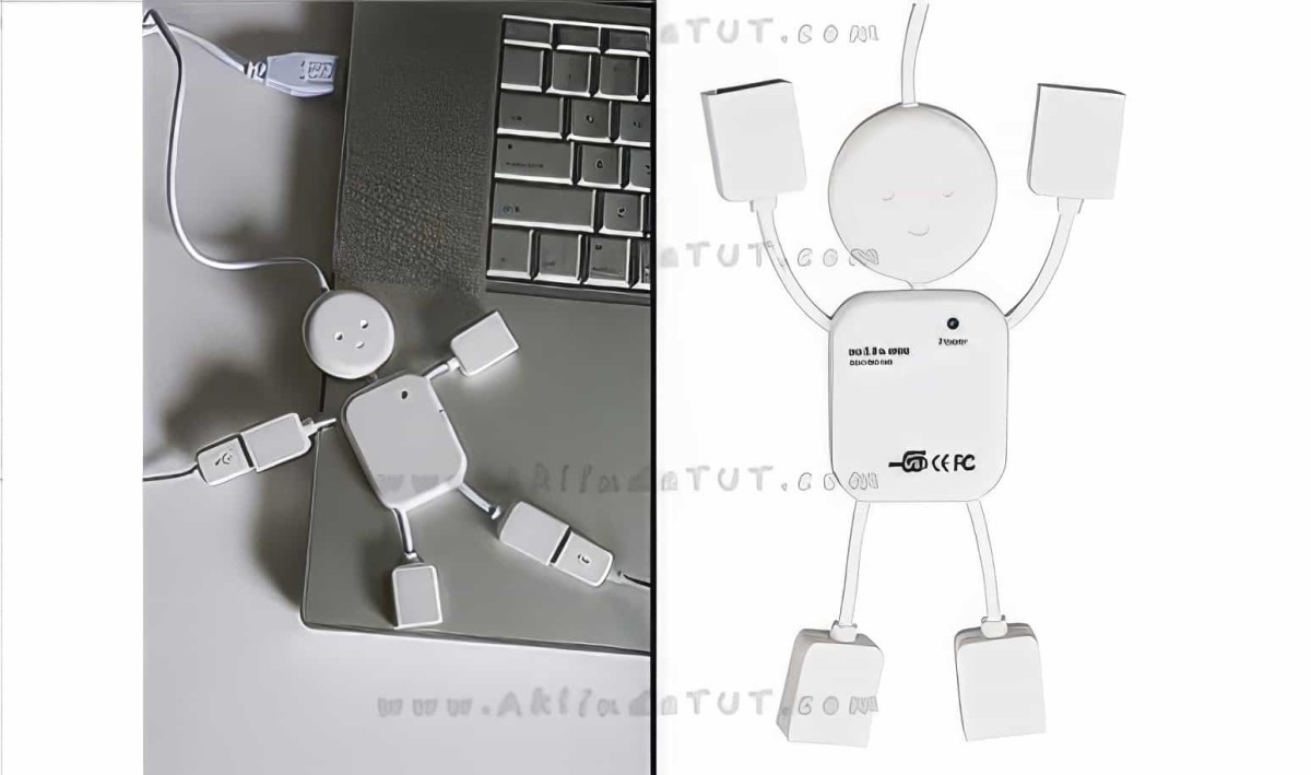 Usb Çoklayıcı Adam Hub Man - 1
