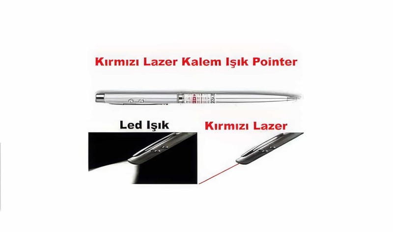 Uzayabilen Lazer Pointer Sunum Kalemi Teleskopik Lazer Kalem - 6
