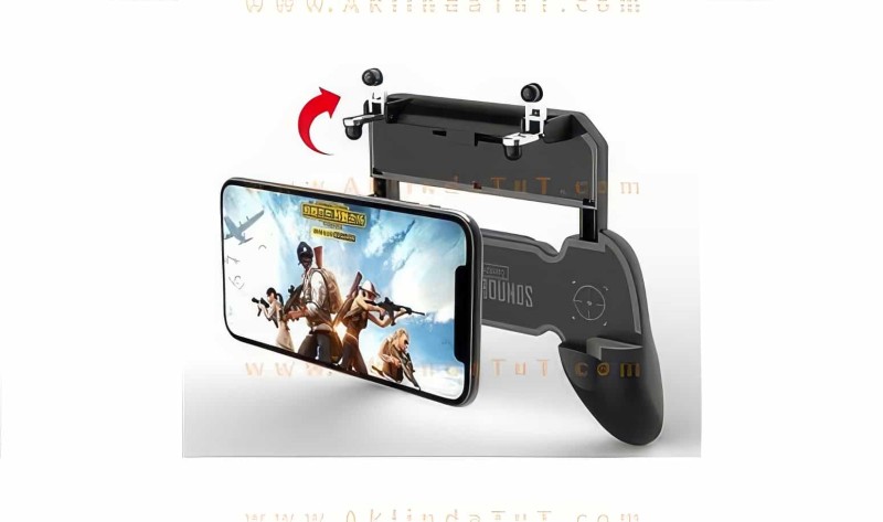 W10 Pubg Gamepad Joystick Mekanik Mobil Oyun Konsolu Ateşleyici Tetik - 2