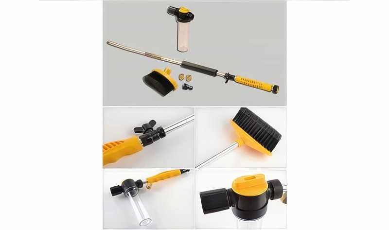 Water Zoom Deterjan Fırçalı Hazneli Basınçlı Yıkama Tabancası - 2