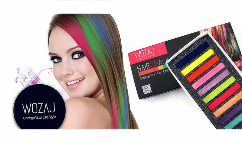 Wozaj 12'li Saç Tebeşiri Seti - Hair Chalk - 1