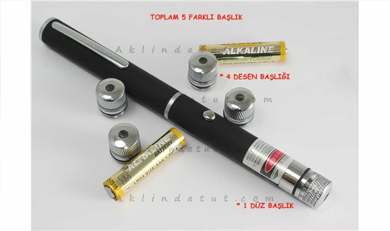 Yeşil Lazer Pointer 100mw (green Laser) 5 Başlıklı - 3