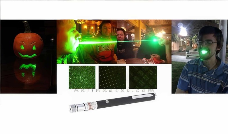 Yeşil Lazer Pointer 100mw (green Laser) 5 Başlıklı - 5