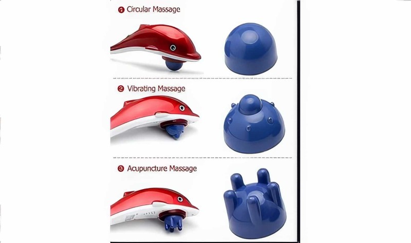 Yunus Model Titreşimli İnfrared Elektronik Masaj Aleti Boyun Bel Sırt Dolphin İnfrared Massager Jt-889 28watt - 6
