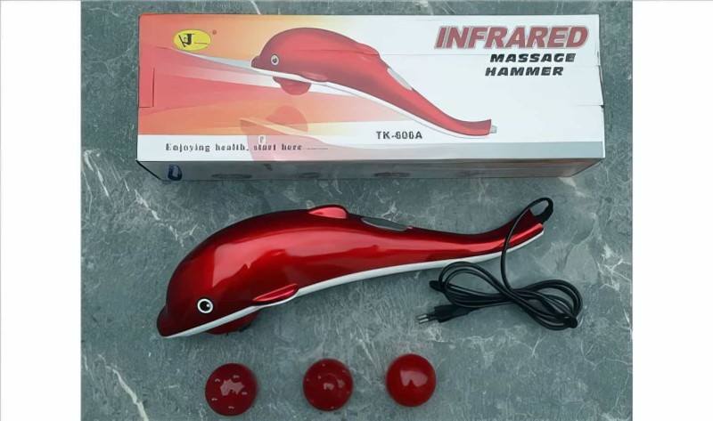 Yunus Model Titreşimli İnfrared Elektronik Masaj Aleti Boyun Bel Sırt  Dolphin İnfrared Massager Tk-606a  30watt - 2