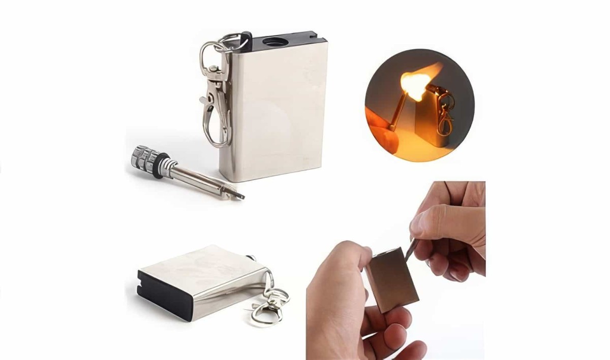Zippo Benziniyle Çalışan Anahtarlıklı Metal Kibrit - 6